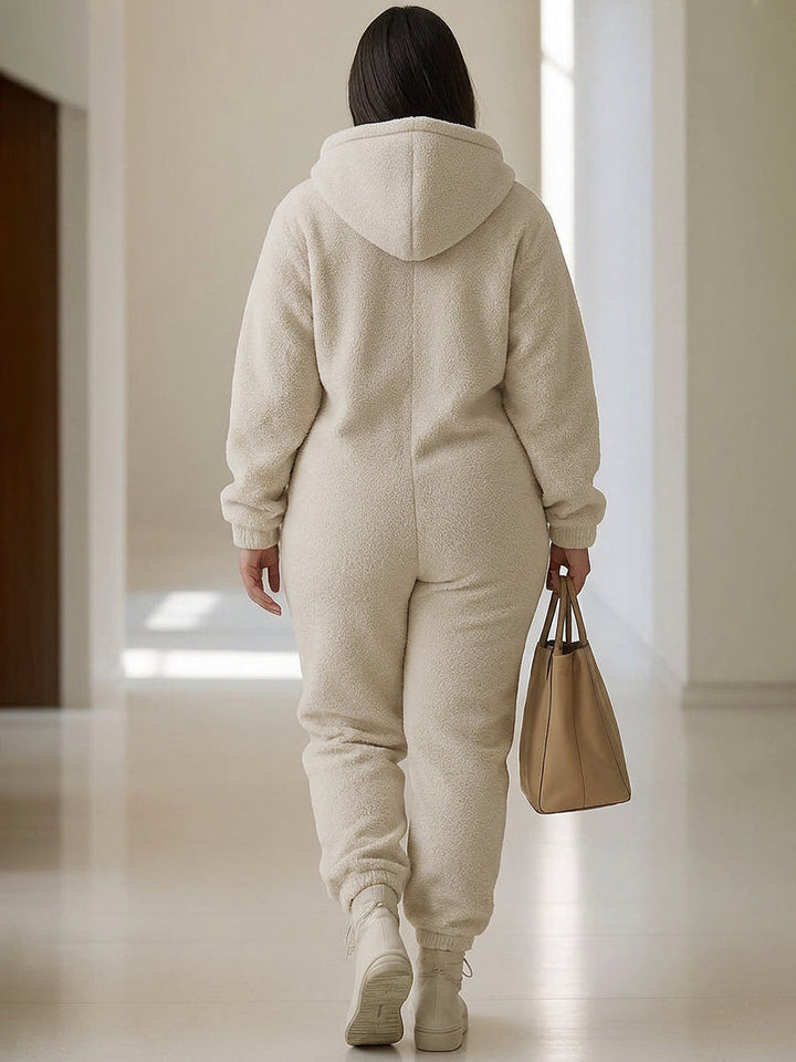 Jolie - Vintage Polar Fleece Jumpsuit