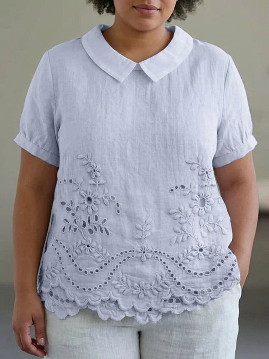 Anaïs | Embroidered Floral Shirt