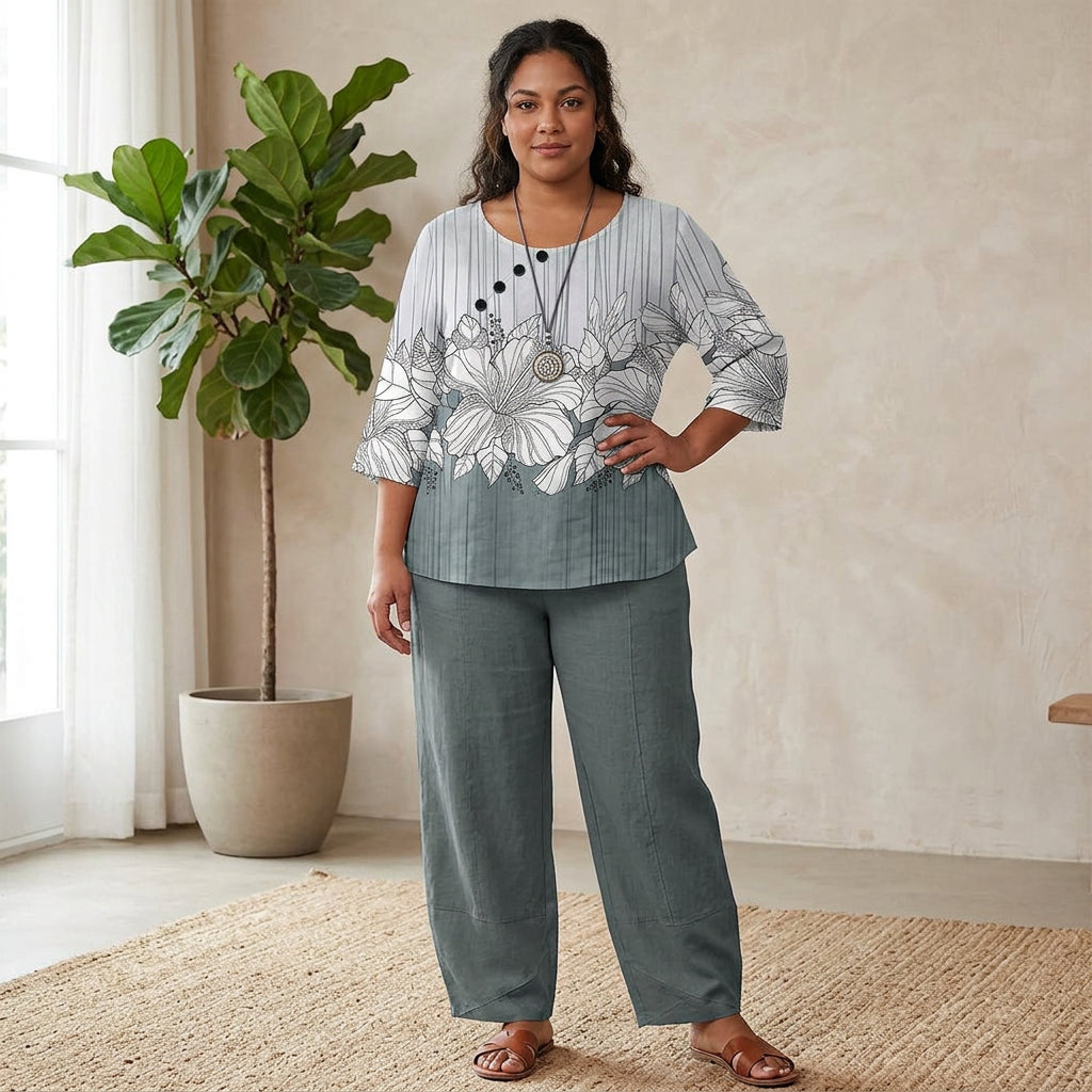 Perdita Printed Set: Effortless Everyday Comfort