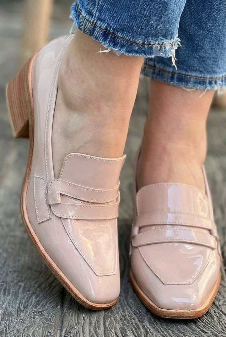 FLORENCE WIDE HEEL LOAFERS