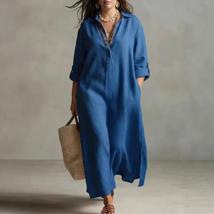 Ffion Long Sleeve Dress: Effortless Laid-Back Elegance