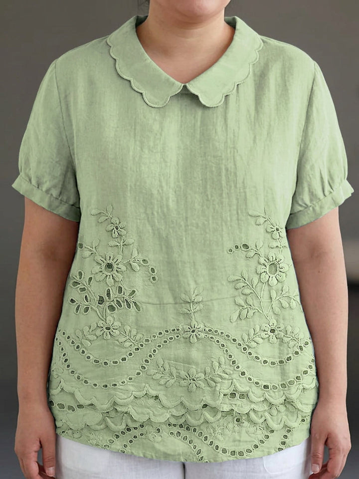 Anaïs | Embroidered Floral Shirt