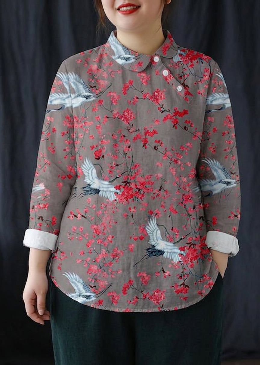 Briony - Chic White Clothes Lapel Button Down Spring Blouses