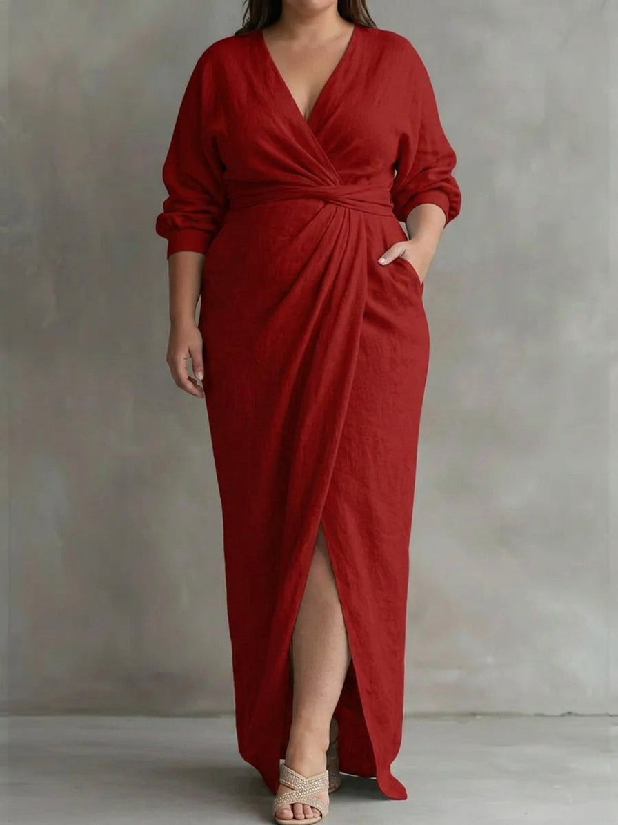 Petra Waist-Cinching Dress: Elegant Feminine Silhouette