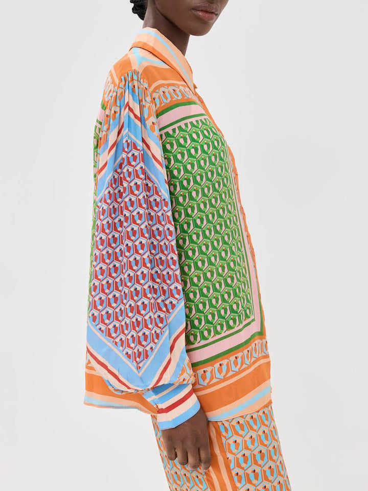 Petra | Tropical Look Colorful Unique Shirt