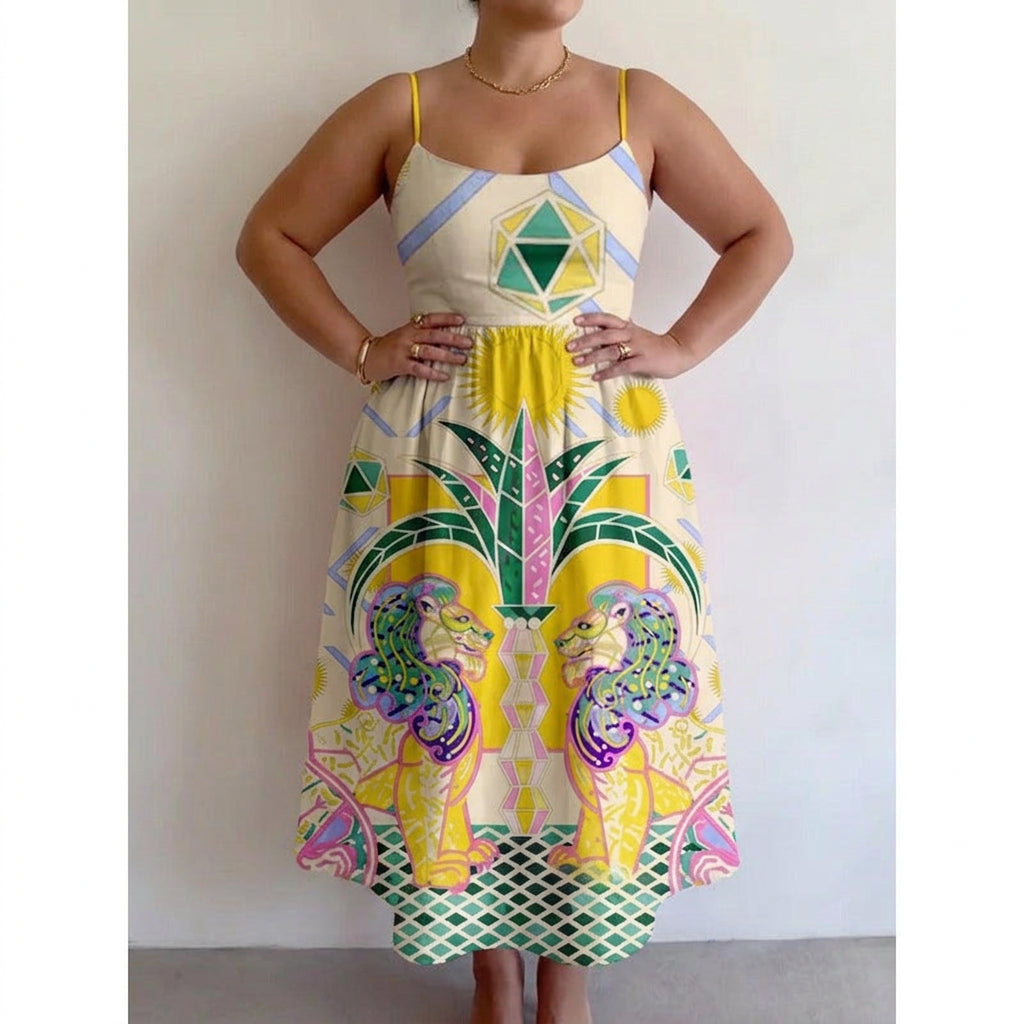 Petra | Sun Temple Midi Dress