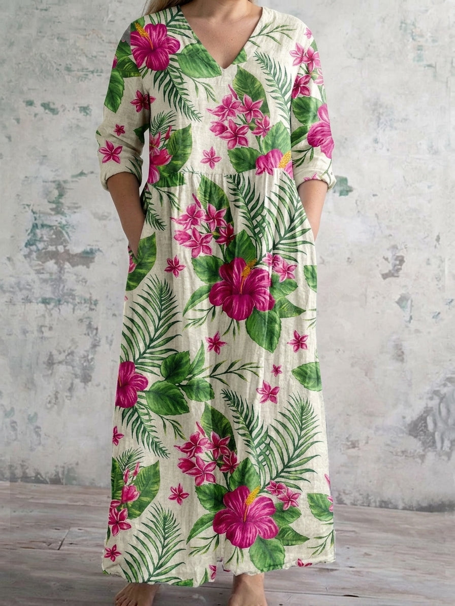 Eira | Tropical Bloom Maxi Dress
