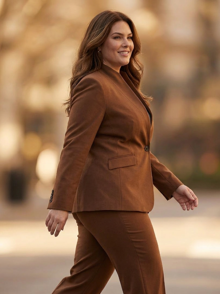 Juniper | Structured Stand Collar Tailored Suit