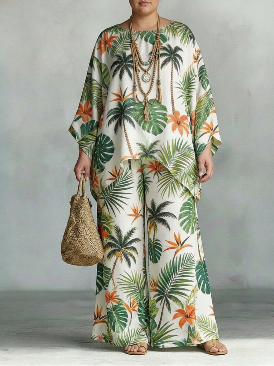 Soleil | Tropical Breeze Flowing Two-Piece Set