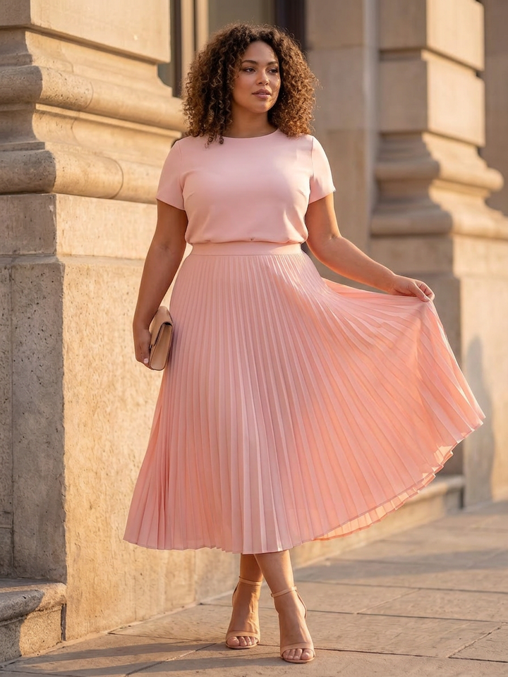 Fauna | Structured Bodice Pleated Skirt Set