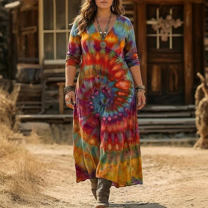 Heledd | Vintage-Inspired Long Sleeve Casual Dress