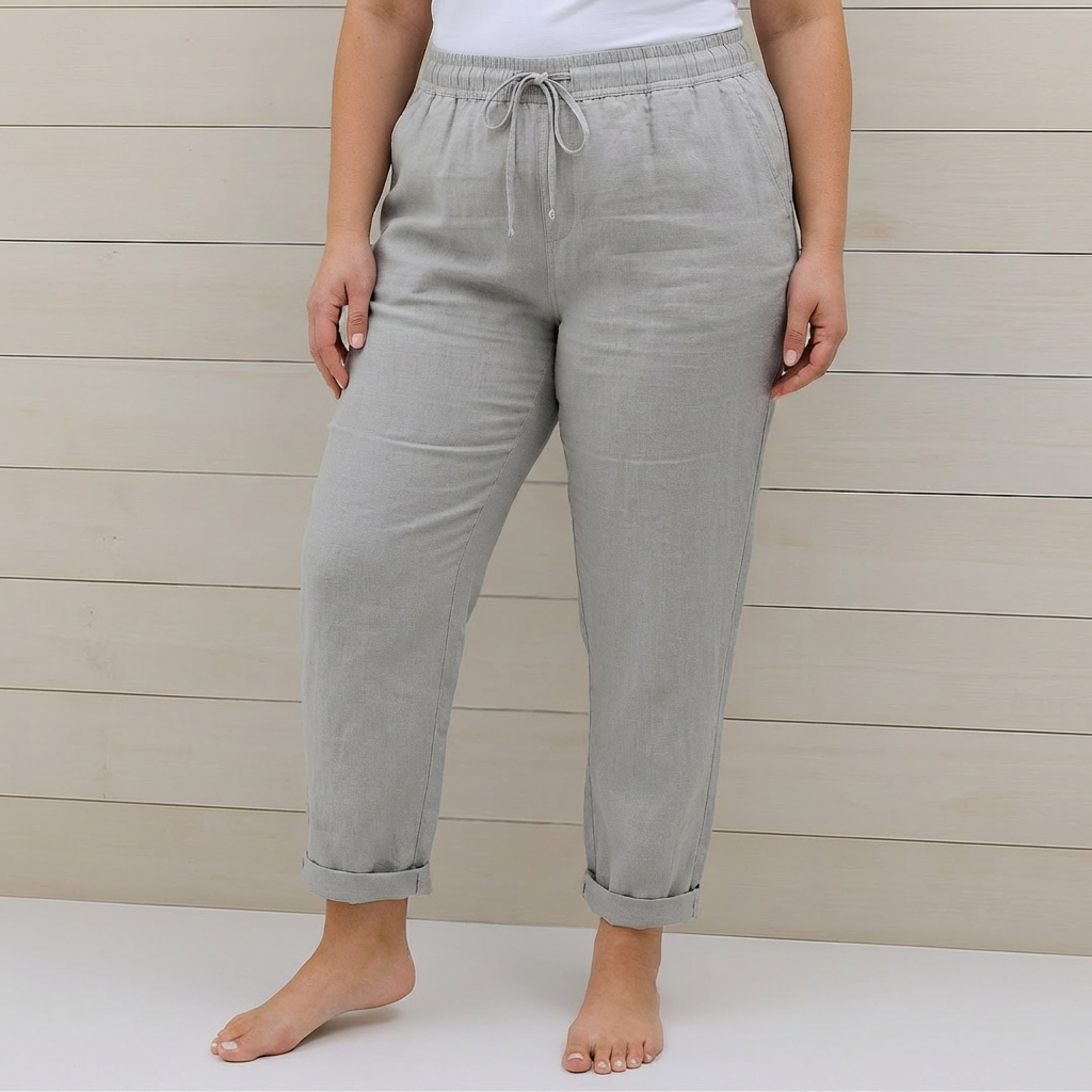 Nia | Premium Breathable Pants with Elastic Waist