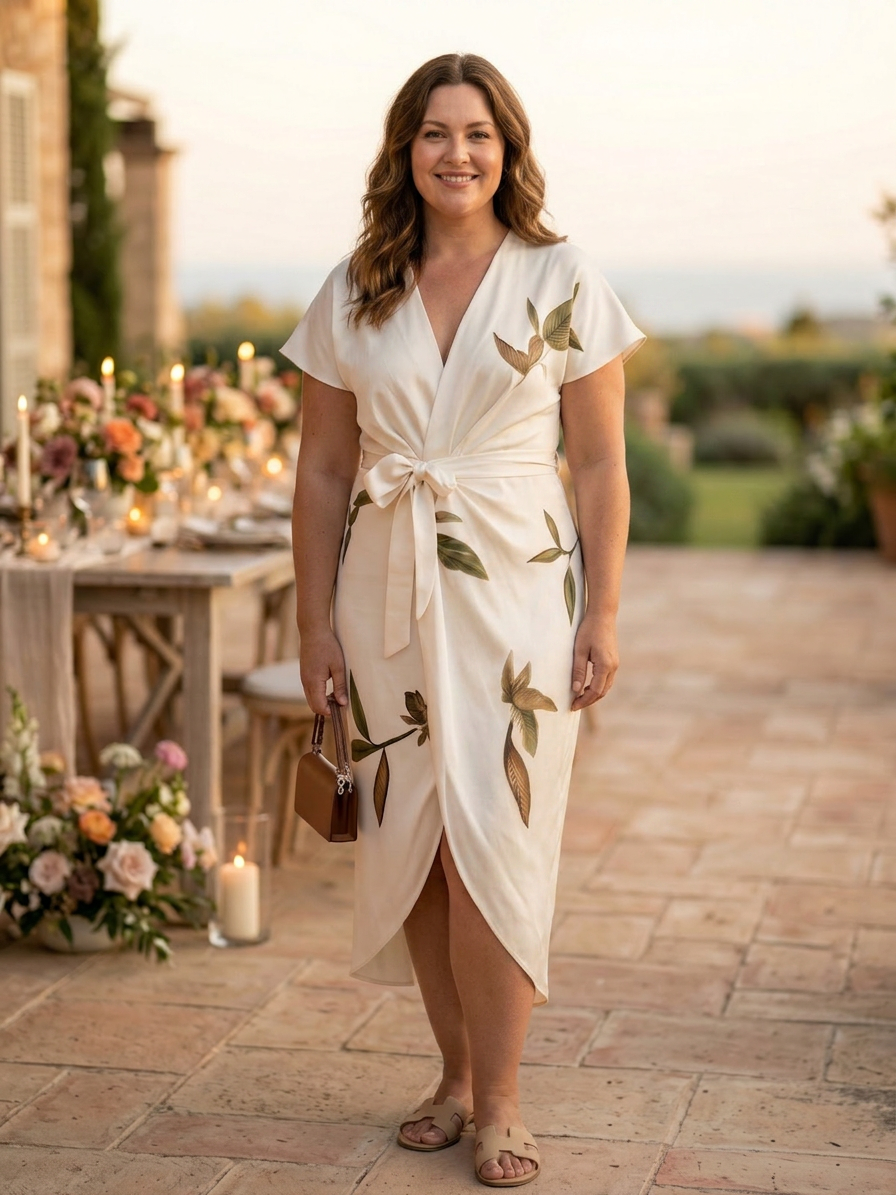 Eulalia - Elegant Wrap Dress True