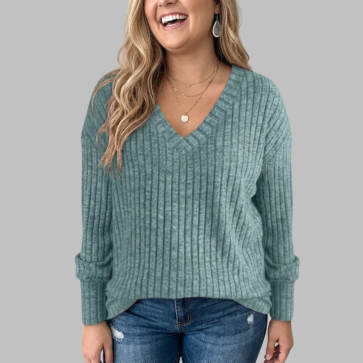 Opaline | V-Neck Long Sleeve Top