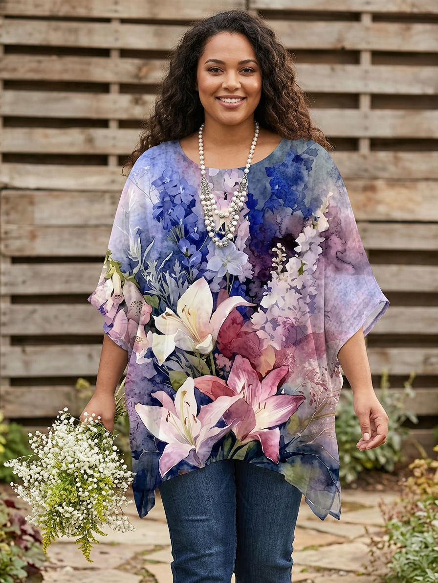 Eilwen | Vintage Bohemian Floral Print Women&