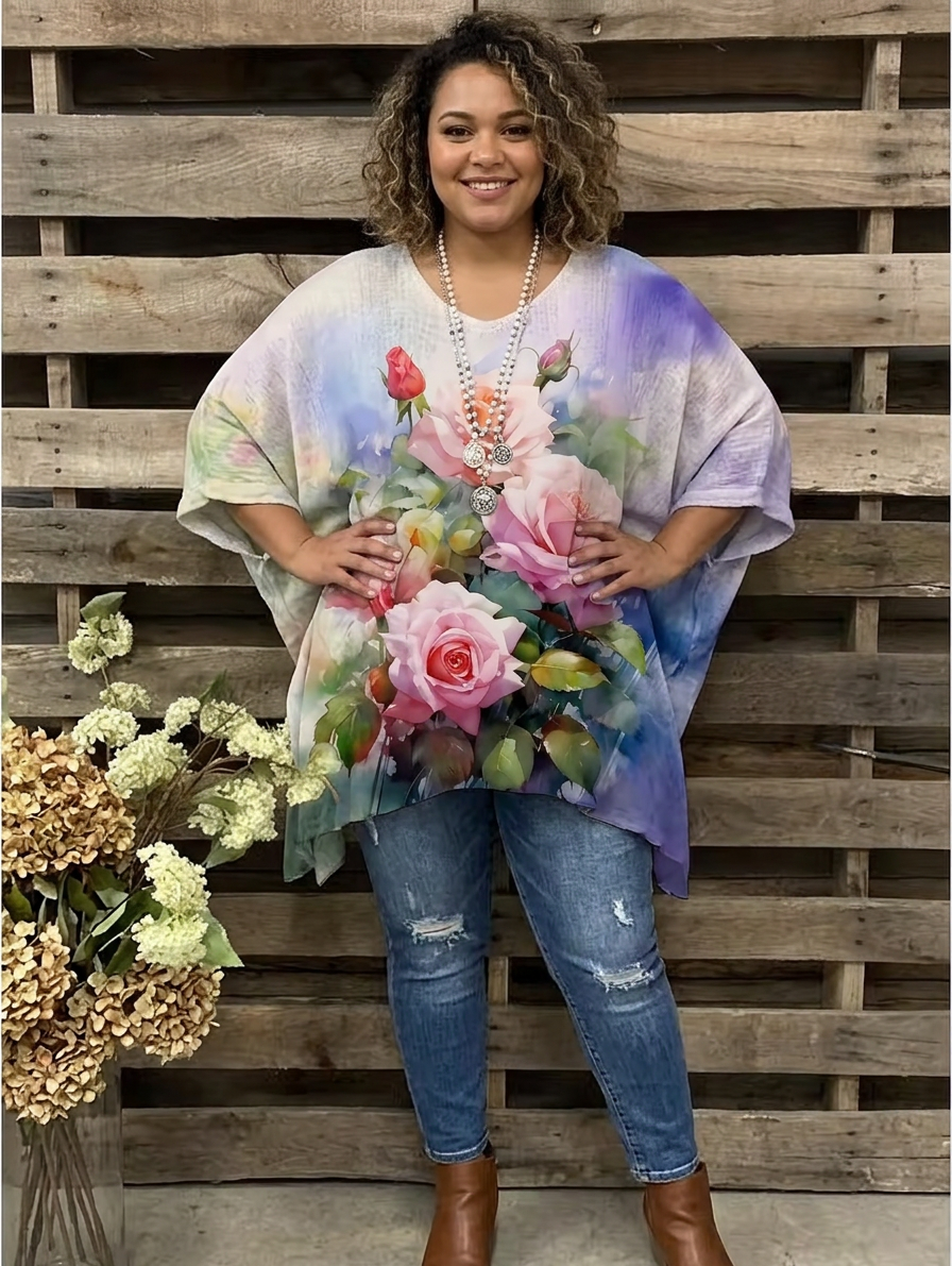Nia | Vintage Bohemian Floral Print Women&