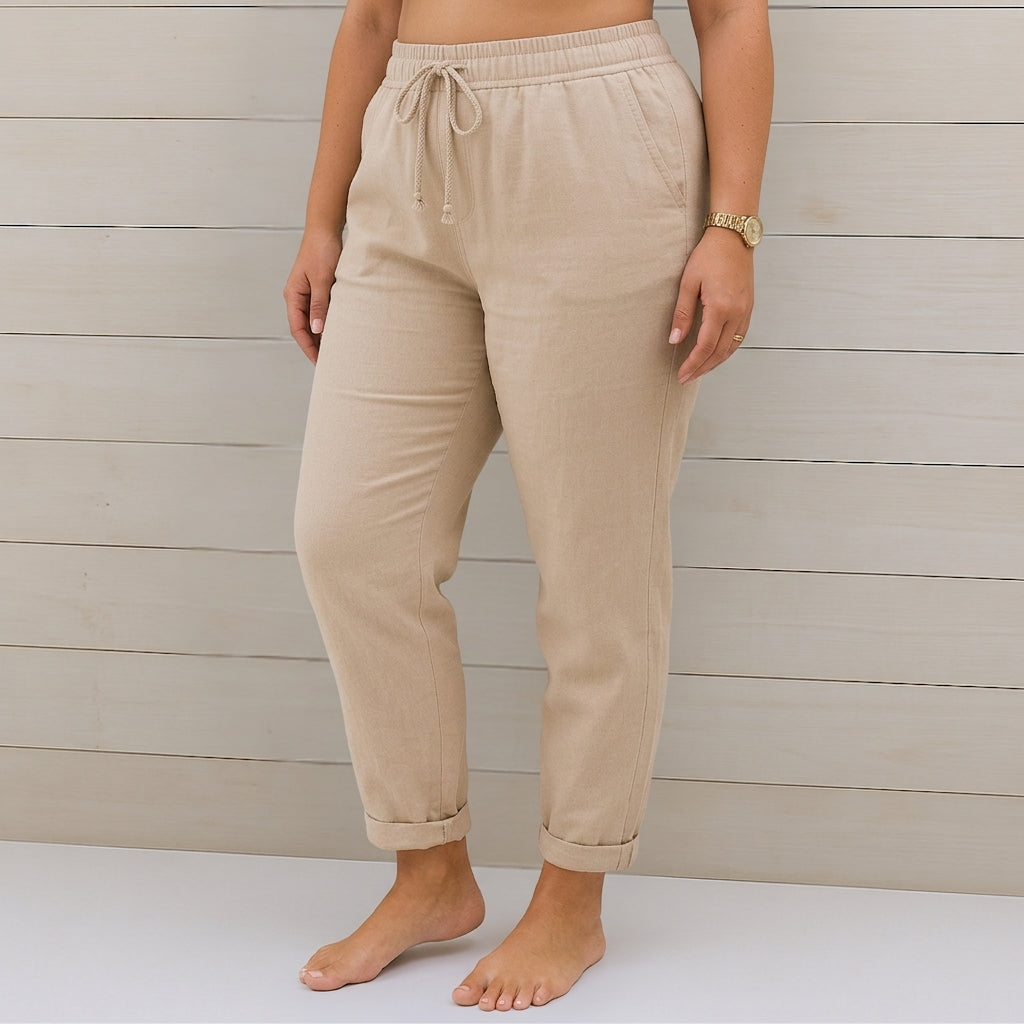 Nia | Premium Breathable Pants with Elastic Waist