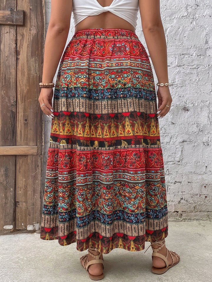 Shiloh | Boho High Waist Skirt