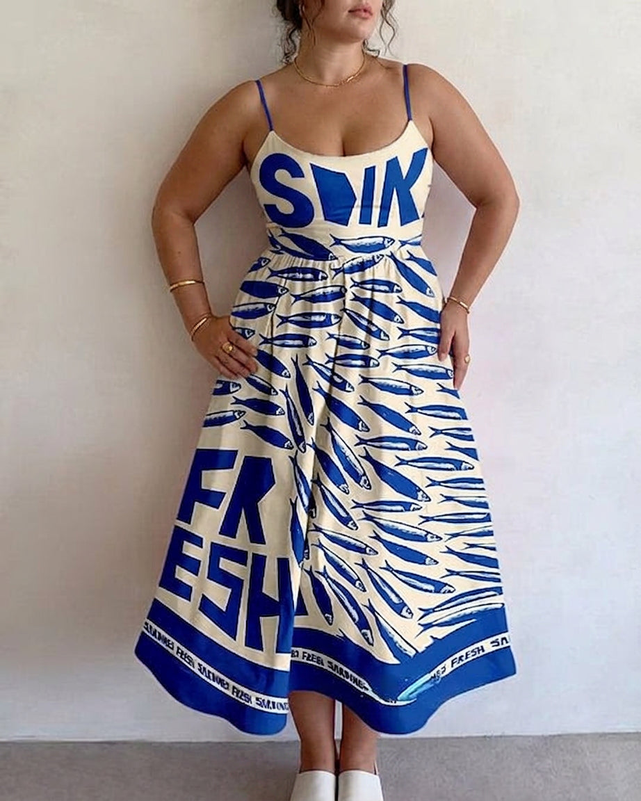 Jolie | Coastal Market Midi Dress