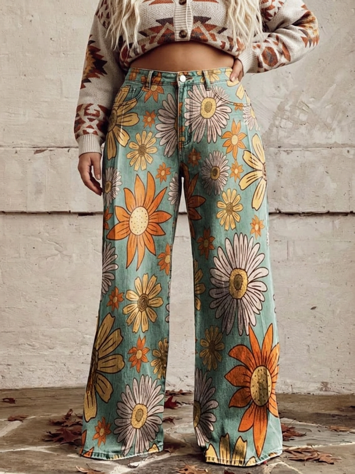 Lael - Palazzo Pants Floral