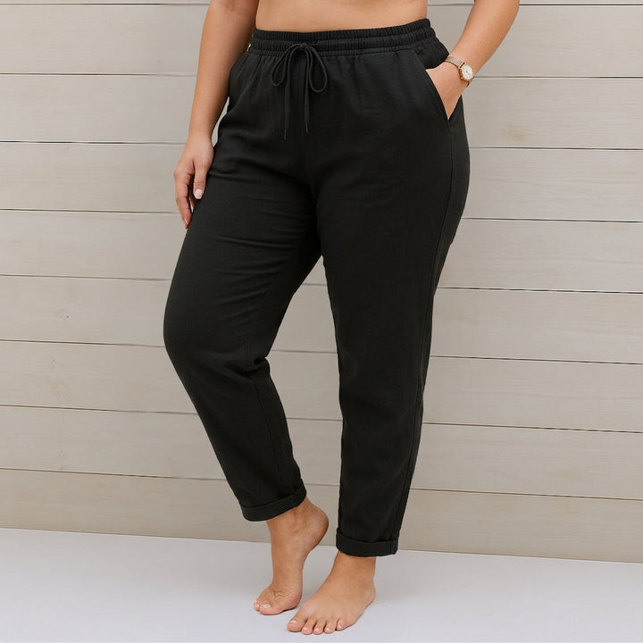Nia | Premium Breathable Pants with Elastic Waist