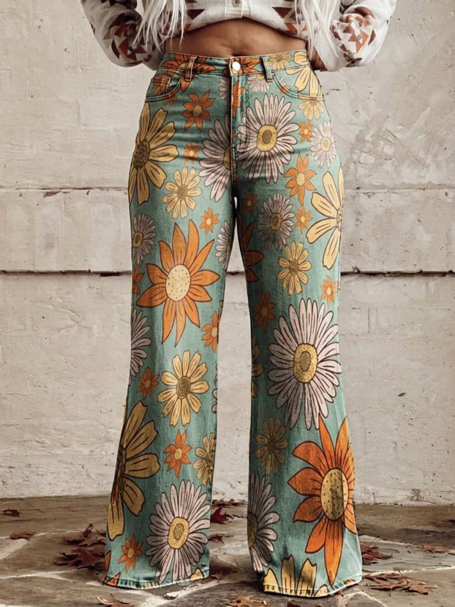 Lael - Palazzo Pants Floral