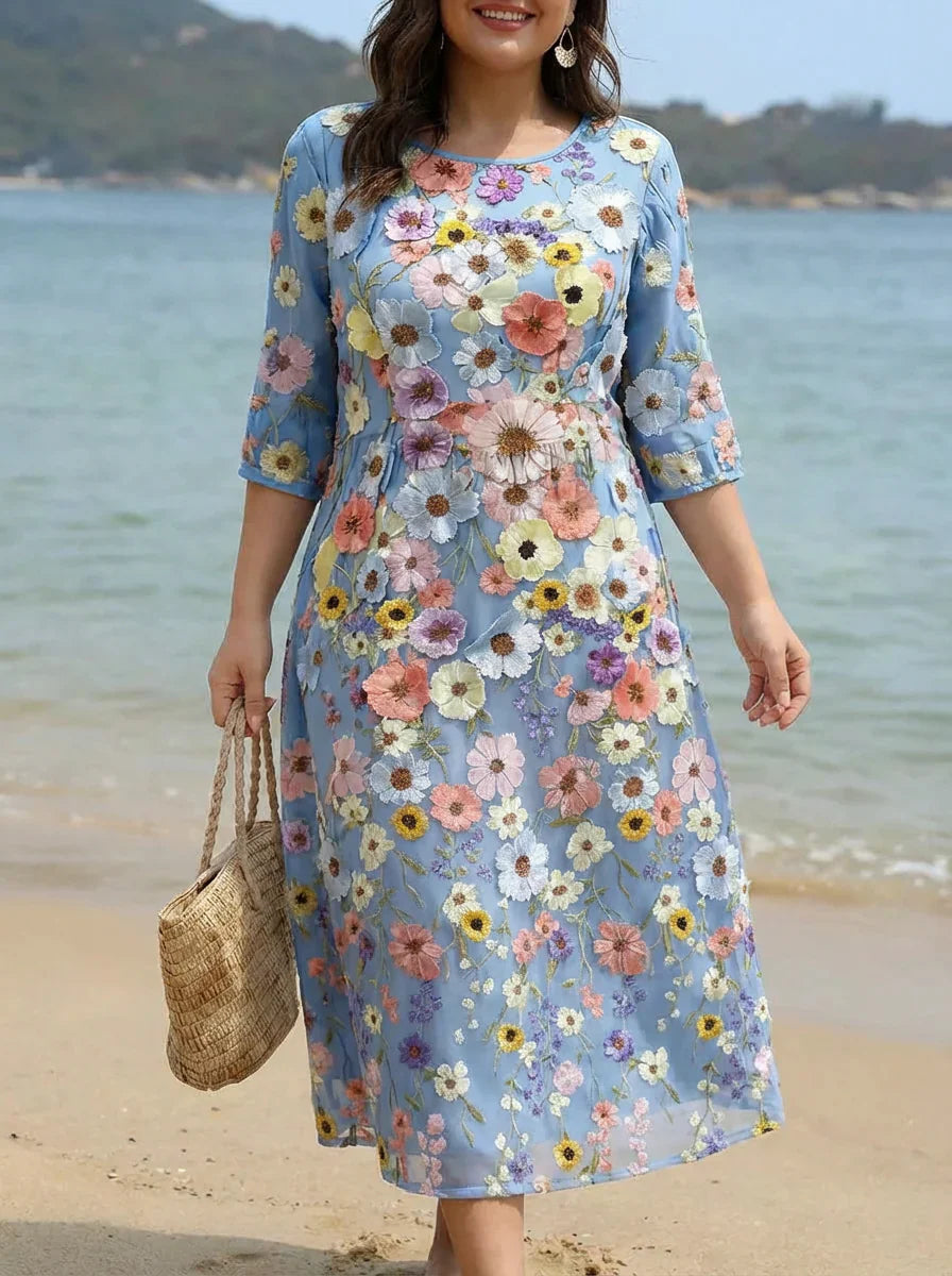 Daria | Comfortable &amp; Elegant Mid-Length Dress