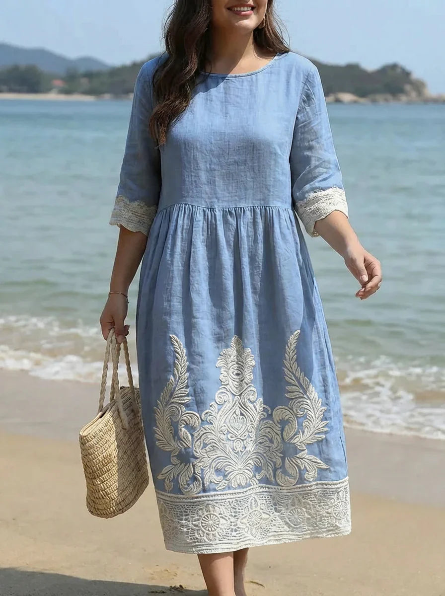 Mei | Plant &amp; Flower Print Dress