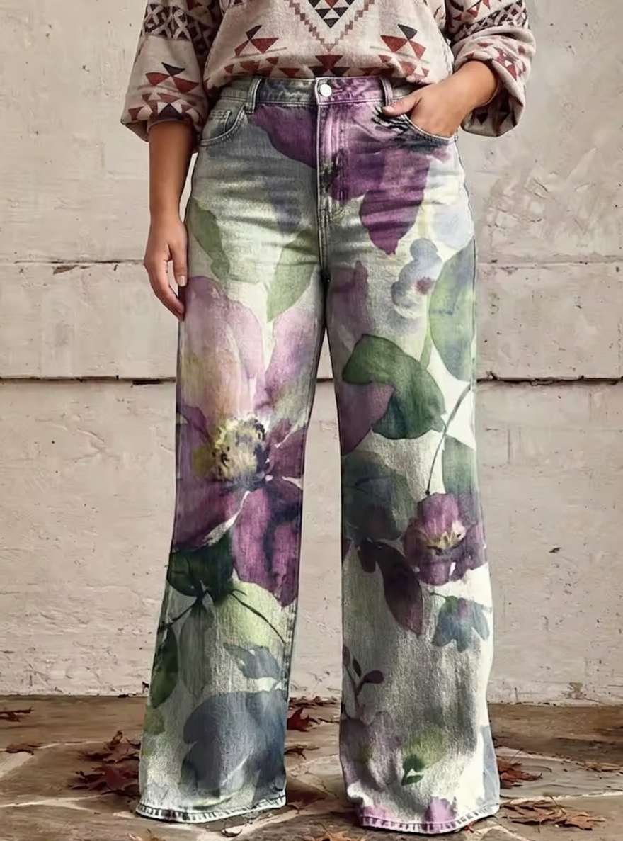 Nell - Boho Retro Chic Pants