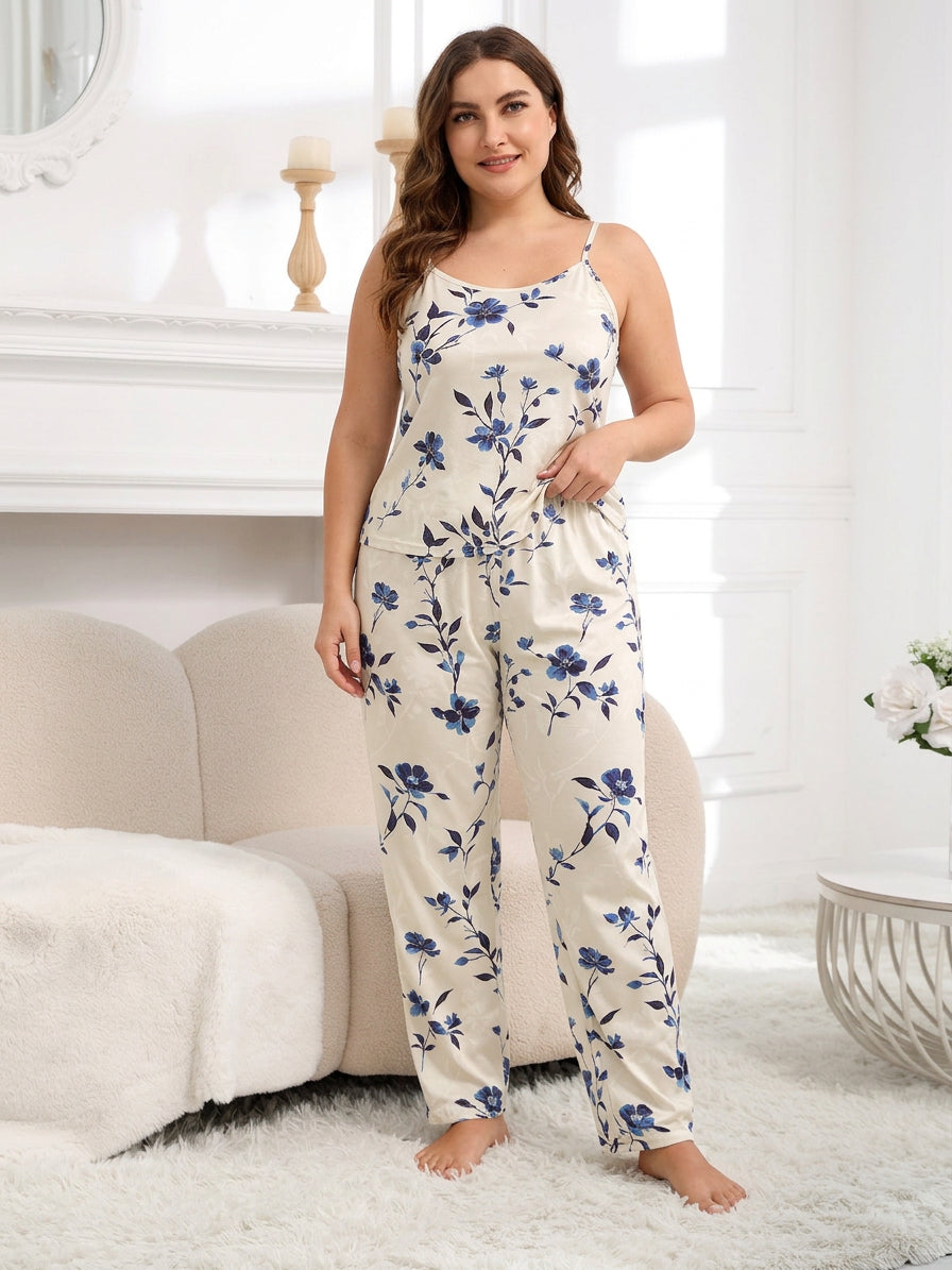 Nadya | Vintage Floral Pajama Set