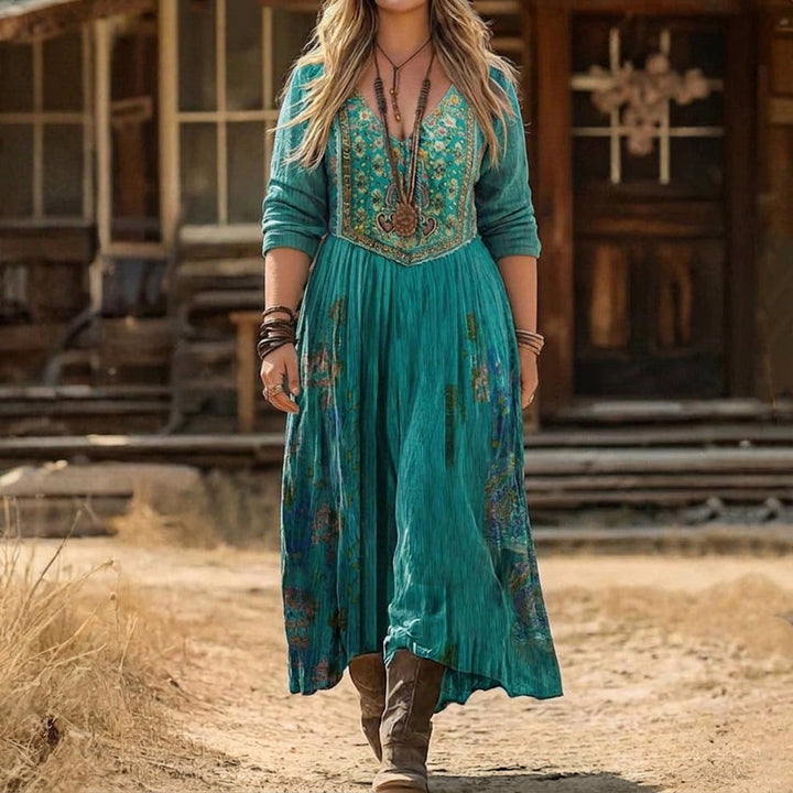 Maren | Vintage-Inspired Long Sleeve Casual Dress