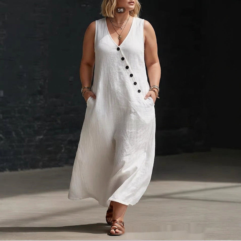 Mira Buttoned Dress: Timeless Everyday Elegance