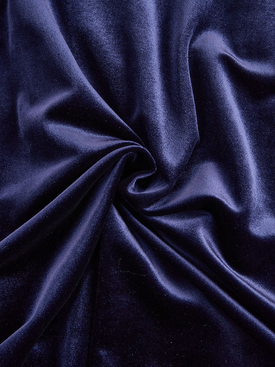Fern | Navy Blue Long-Sleeve Midi Dress
