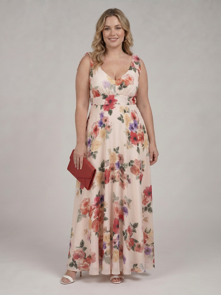 Ember | Sleeveless Flowing Skirt Maxi Dress