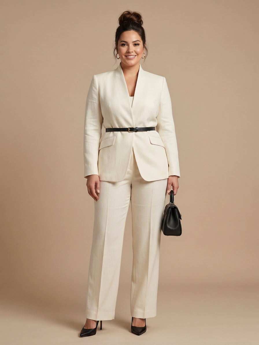 Juniper | Structured Stand Collar Tailored Suit