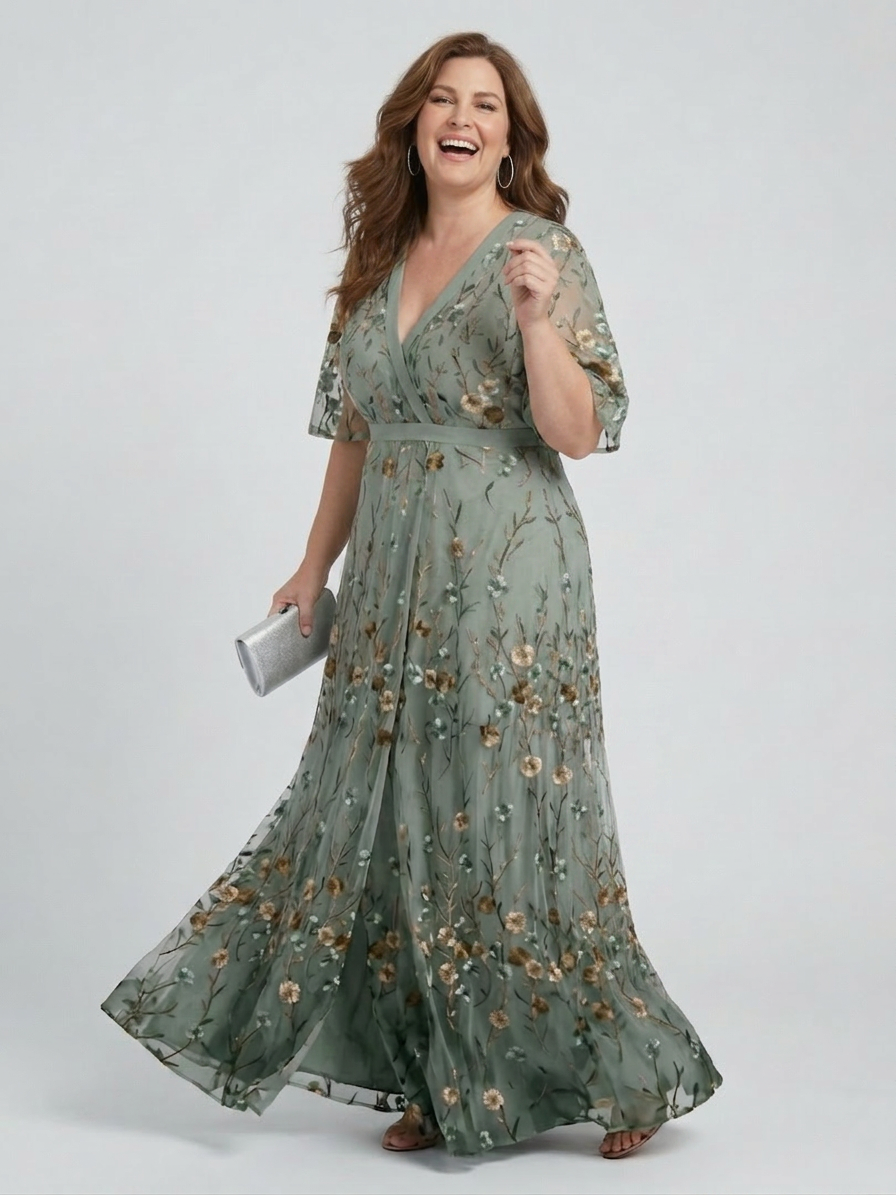 Ottilie | Halter Bloom Flow Maxi Dress
