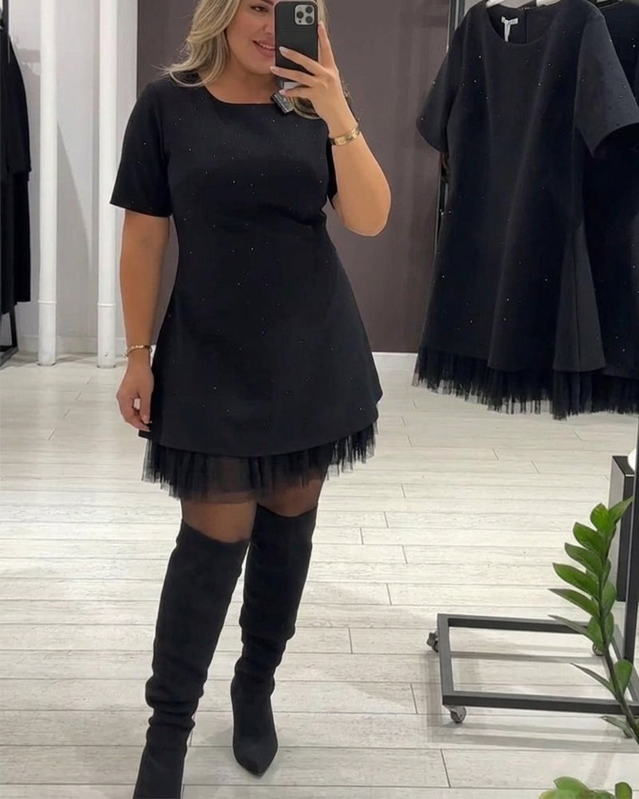 Mirabel - A-Line Patchwork Dress