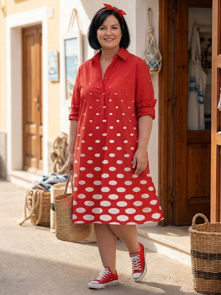 Frankie | Bright Day Dot Dress