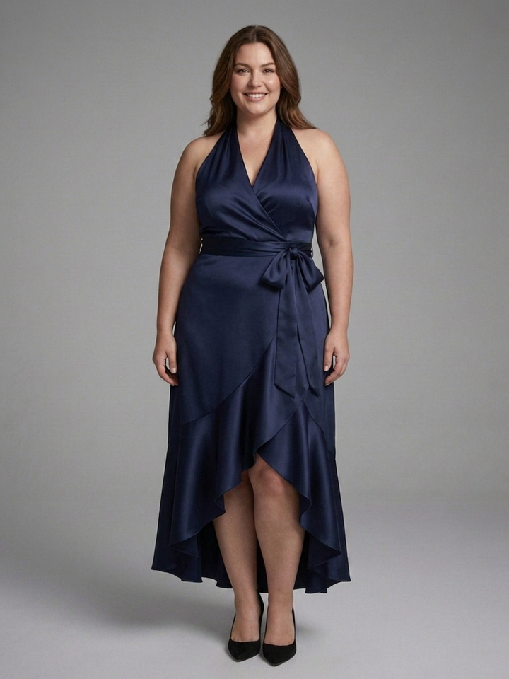 Fleur | High-Low Dress with Neck Straps