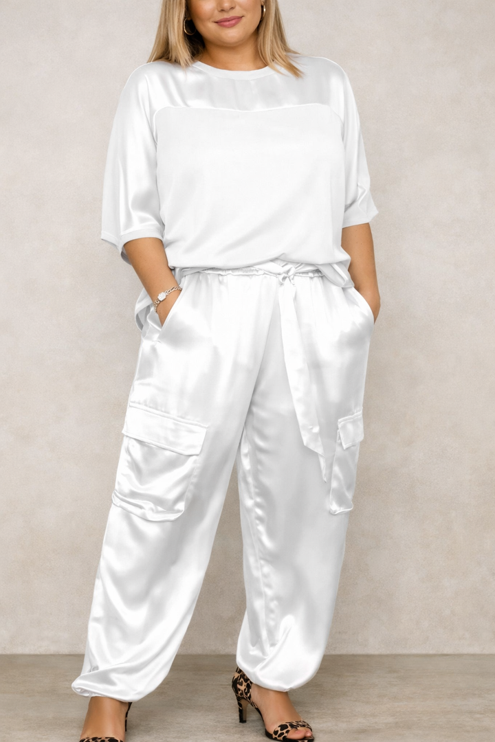 Faye - Silky Soft Cargo Lounge Set