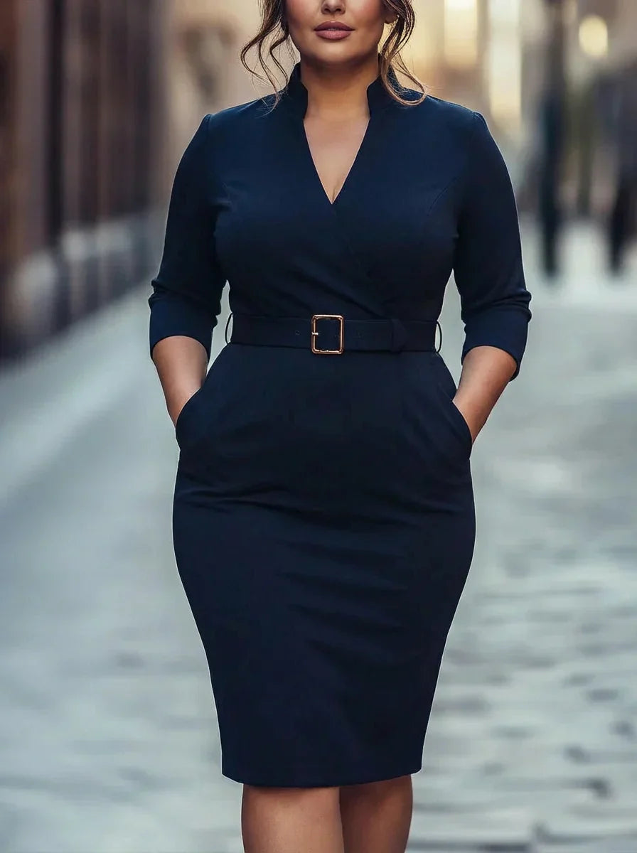 Heledd | The Belted Power Maxi Dress
