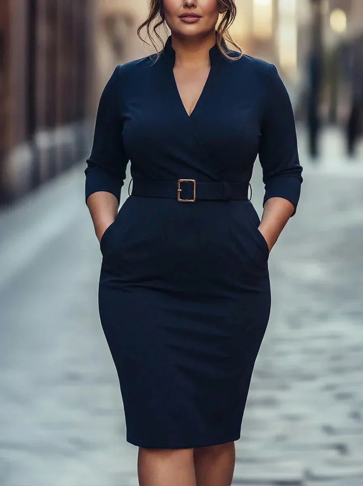 Heledd | The Belted Power Maxi Dress