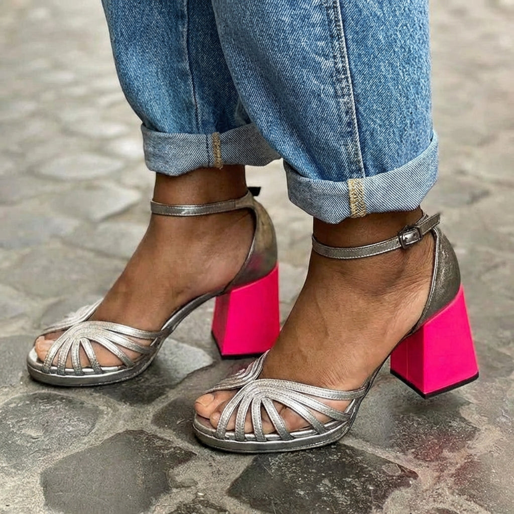 AMARA HEEL SANDALS