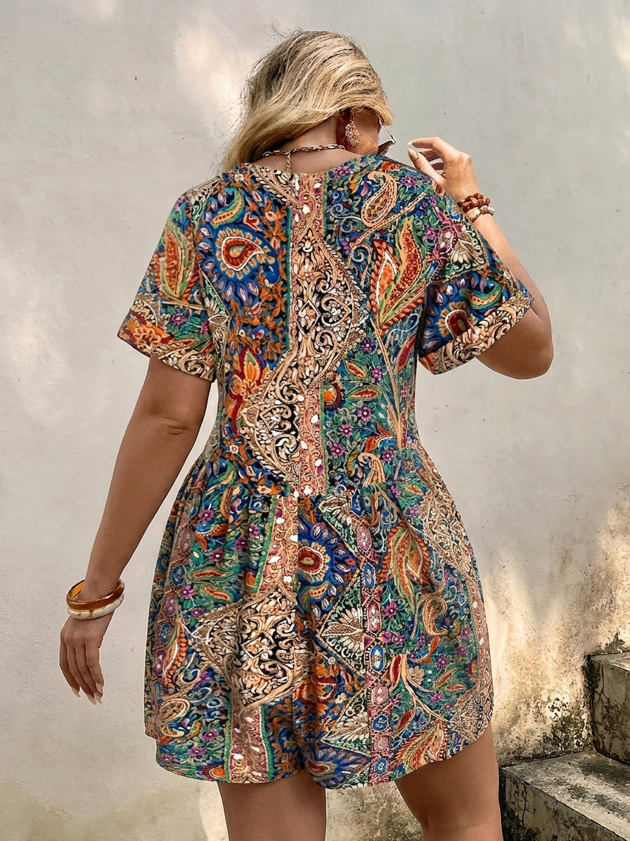 Odette | Tropical Bohemian Jumpsuit