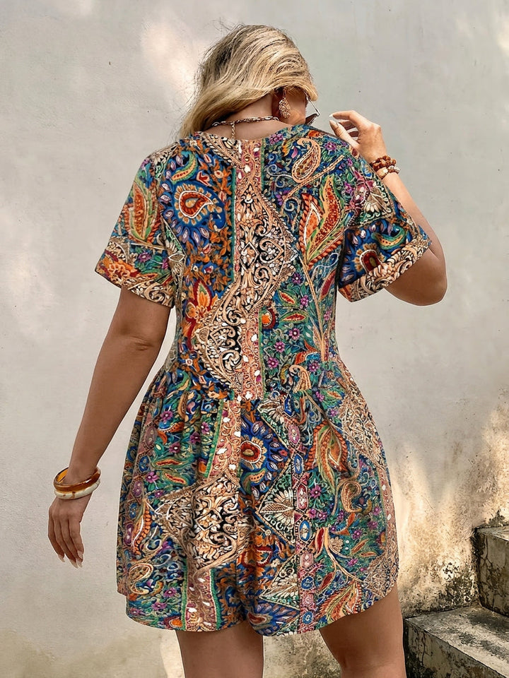 Odette | Tropical Bohemian Jumpsuit