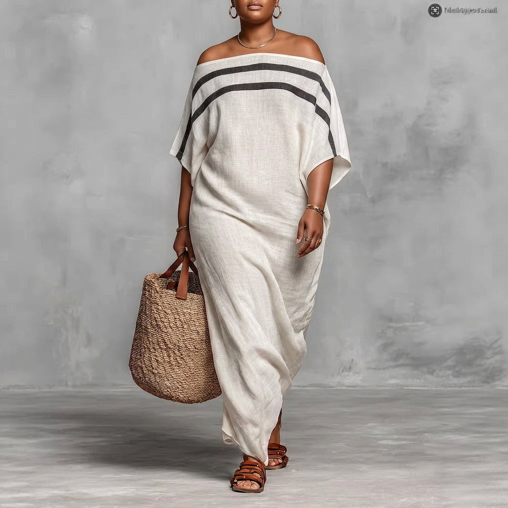 Lara Stand-Collar Dress: Effortless Everyday Chic