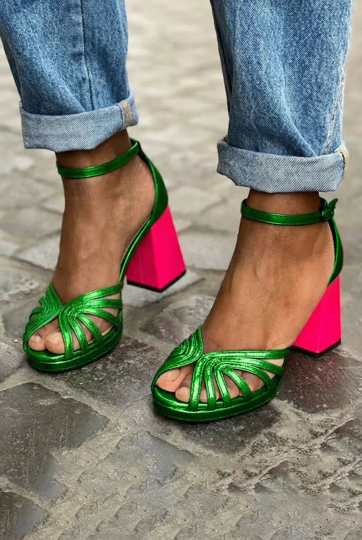 AMARA HEEL SANDALS