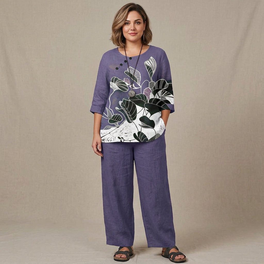 Sora Printed Set: Effortless Everyday Comfort
