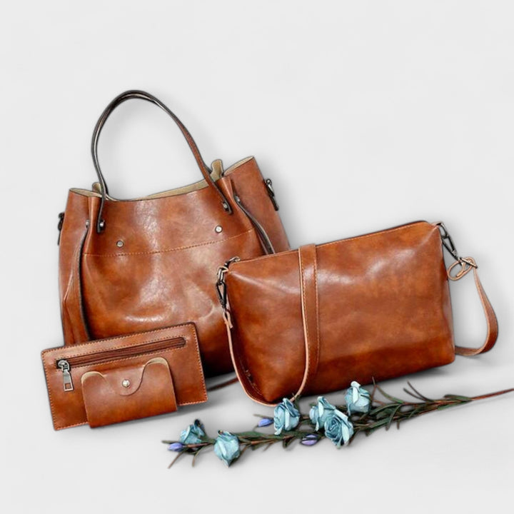 Persephone - 4-Piece Vintage Bag Set