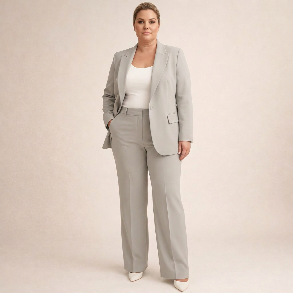 Priya | Elegant Suit Set with Flared Pants